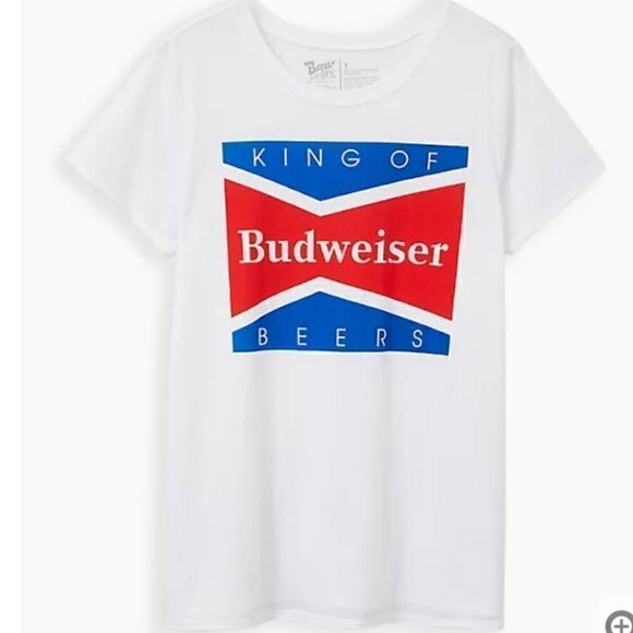 5X 28W Budweiser Patriotic Beer Tee Classic Fit - Picture 1 of 8